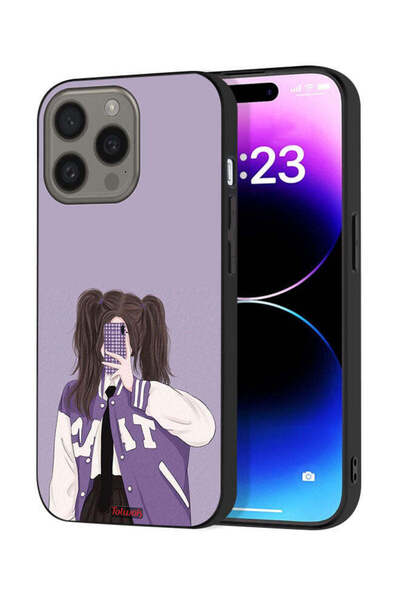 Tolwak غطاء حماية لجهاز Apple iPhone 15 Pro Max لالتقاط صور سيلفي