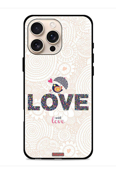Tolwak غطاء حماية لجهاز Apple iPhone 16 Pro Max - Love With Love