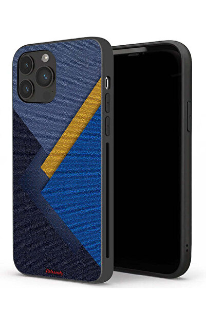 Tolwak جراب حماية جلدي بتصميم مثلثات لهاتف Apple iPhone 13 Pro Max