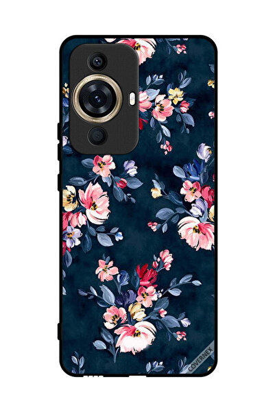 Covernex غطاء حماية لهاتف هواوي نوفا 11 ألترا مزين برسومات زهور مرسومة يدويًا