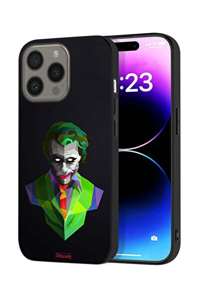 Tolwak غطاء حماية لجهاز Apple iPhone 15 Pro Max بتصميم فن تجريدي للجوكر