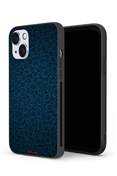 Tolwak جراب حماية لجهاز Apple iPhone 14 بنقشة أوراق فنية رقمية