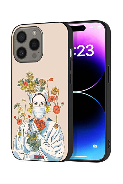 Tolwak غطاء حماية لجهاز Apple iPhone 15 Pro بتصميم ممرضة فنية