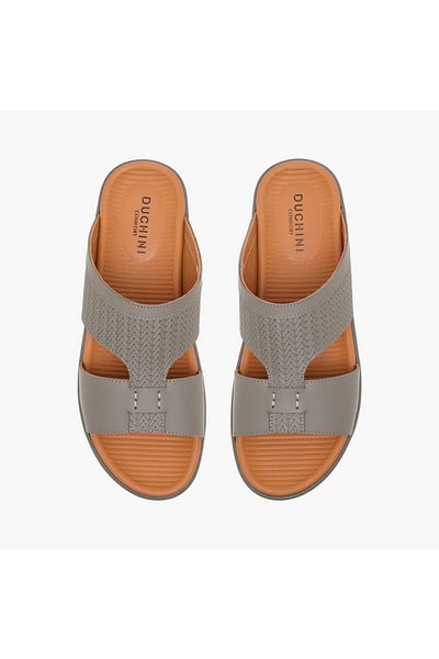 Duchini Duchini Men's Textured Slip-On Arabic Sandals