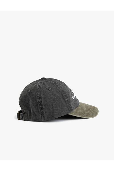 Koton Cotton Embroidered Washable Cap Hat