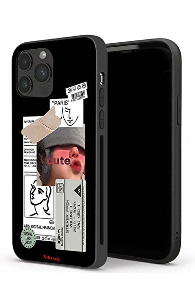 Tolwak جراب حماية لجهاز Apple iPhone 13 Pro Max بملصق لطيف