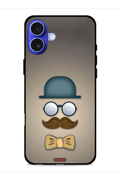 Tolwak غطاء حماية لجهاز Apple iPhone 16 Plus بتصميم رأس الرجل
