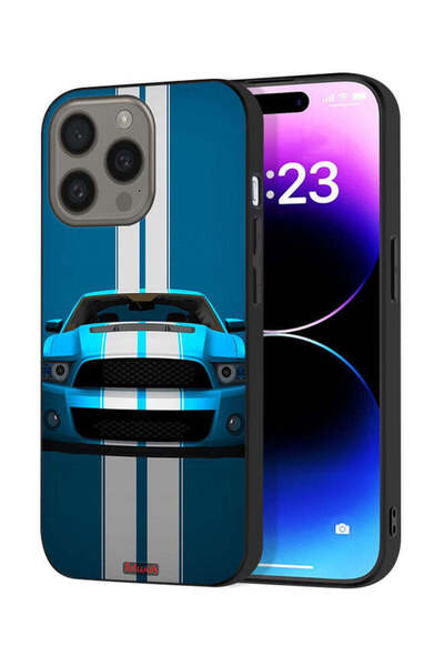 Tolwak غطاء حماية لجهاز Apple iPhone 15 Pro بتصميم سيارة فنية تجريدية
