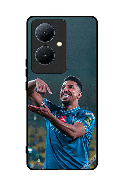 Covernex غطاء حماية لهاتف فيفو Y78 5G سالم الدوسري يحمل كرة قدم