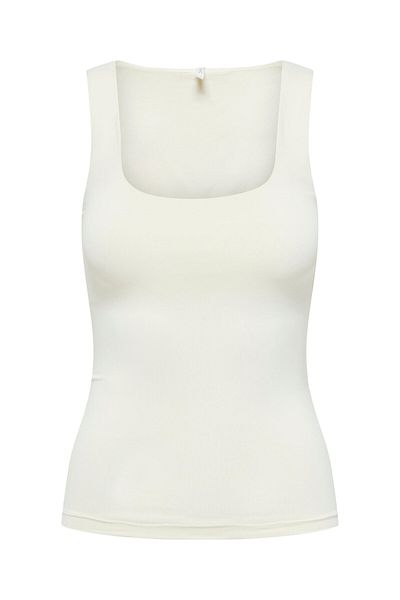 ONLY Bluză de damă albă ONLY-15278090 ONLEA CLOUD DANCER