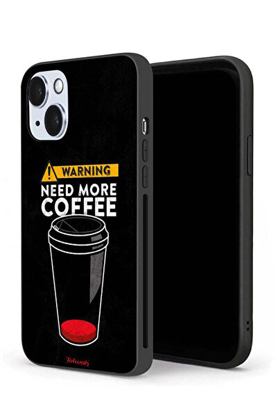 Tolwak جراب حماية لجهاز Apple iPhone 14 - هل تحتاج إلى المزيد من القهوة؟