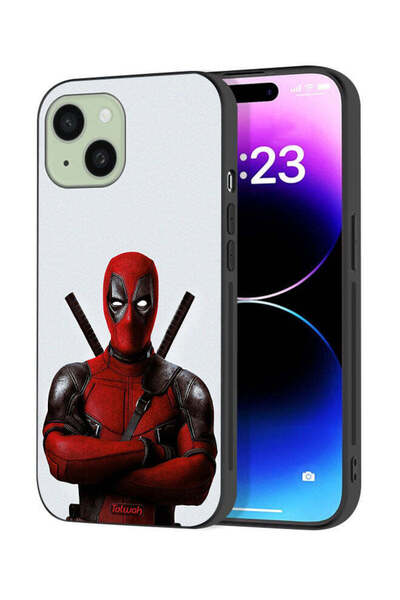 Tolwak Apple iPhone 15 Plus Protective Case Cover Deadpool