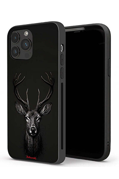 Tolwak جراب حماية لجهاز Apple iPhone 13 Pro بتصميم فن الغزلان الرقمي