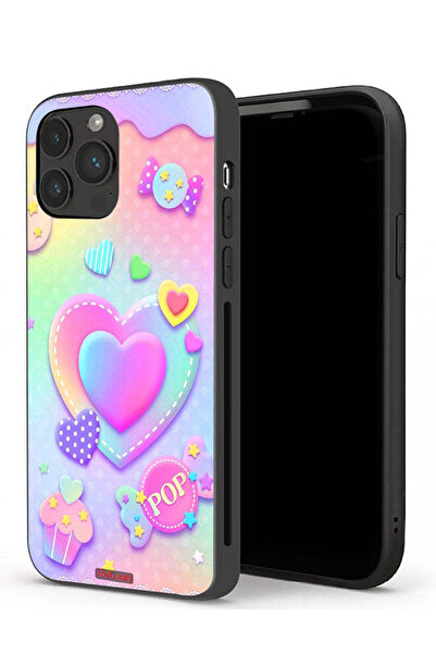 Tolwak غطاء حماية لجهاز Apple iPhone 13 Pro برسومات قلوب البوب