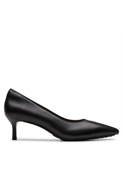 CLARKS Women's High Heels Black CLARKS-26179296 318 BLACK LEATHER