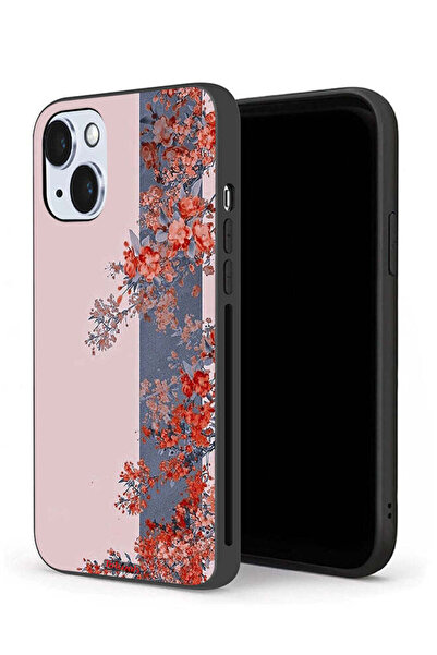 Tolwak جراب حماية لجهاز Apple iPhone 14 Plus برسومات أوراق الشجر والزهور