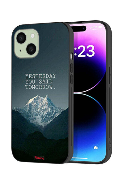 Tolwak غطاء حماية لجهاز Apple iPhone 15 Plus - أمس قلت غدًا