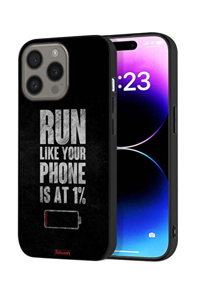 Tolwak غطاء حماية لجهاز Apple iPhone 15 Pro، اركض كما لو كان هاتفك يعمل بنسبة 1%