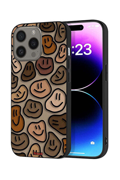 Tolwak غطاء حماية لجهاز Apple iPhone 15 Pro بتصميم وجوه مبتسمة
