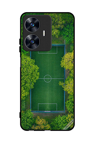 Covernex غطاء حماية لهاتف Realme C55 - منظر ملعب كرة قدم