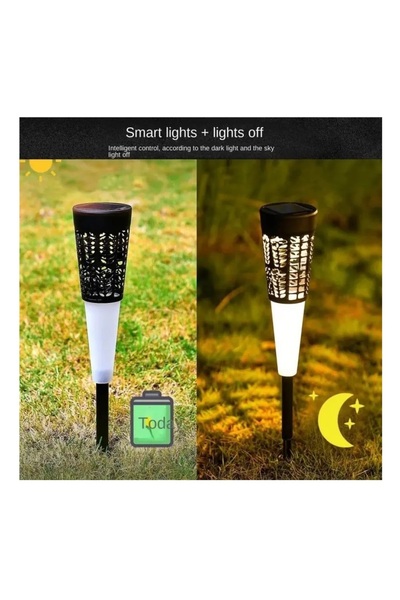 OEM Set of 6 Decorative Solar Lamps with ALBA and RGB garden light, IP 65