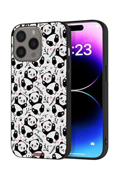 Tolwak غطاء حماية لجهاز Apple iPhone 15 Pro Max بنمط الباندا