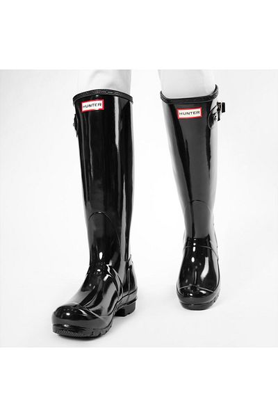 Hunter Ghete Wellington pentru femei negre W23616
