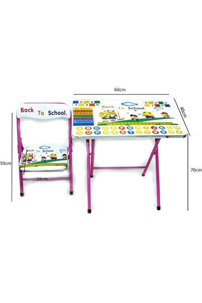 In House IN.HOUSE Kids Folding Study Table and Chair Set
