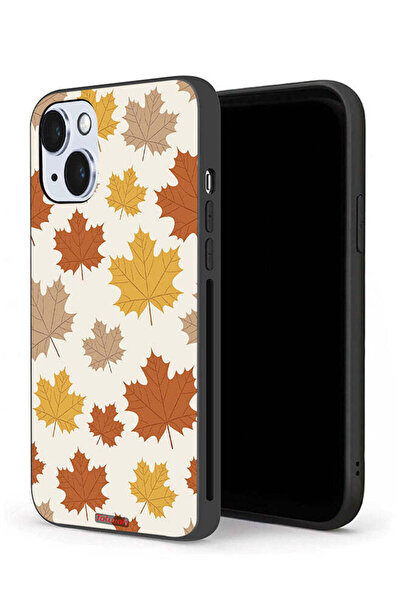 Tolwak غطاء حماية لجهاز آيفون 14 من آبل بنقشة أوراق الخريف