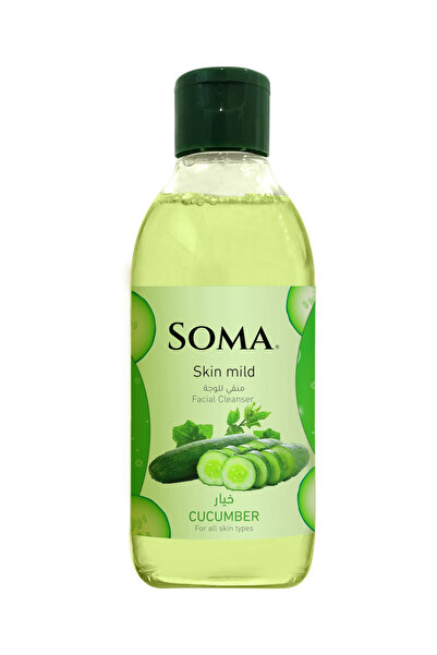 ALKHURAIJI Soma Facial Cleanser Cucumber 225ml (3765) --- سوما منظف للبشرة با...