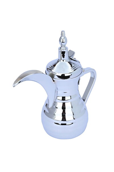 Alsaif Gallery Saif Gallery Stainless Steel Tuwaiq Dallah, 40 cm, Engraved - ...