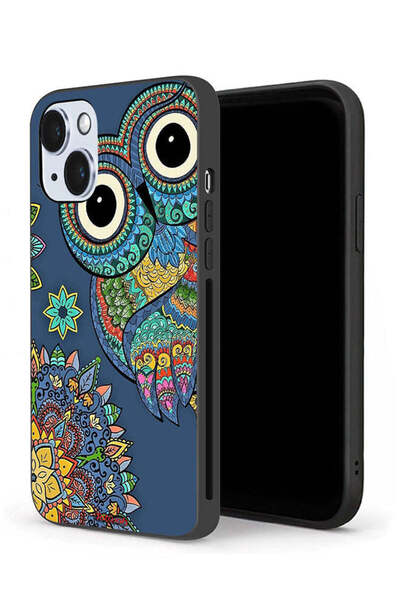 Tolwak جراب حماية لجهاز Apple iPhone 14 Plus بتصميم بومة زهرية