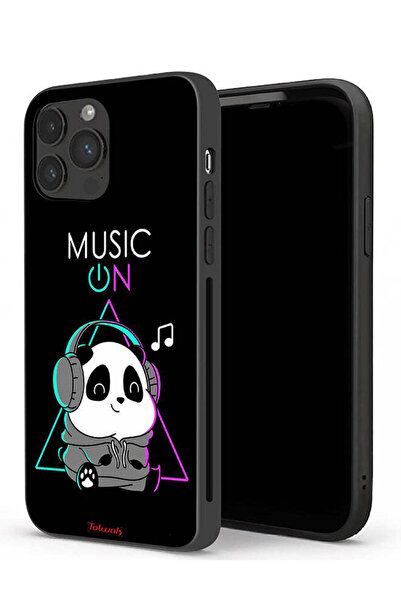 Tolwak غطاء حماية لجهاز Apple iPhone 13 Pro بطبعة موسيقى الباندا