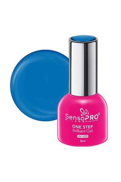 SensoPRO Milano Oja semipermanentă Brilliant într-un singur pas, 8 ml, Waterfall Sky #114