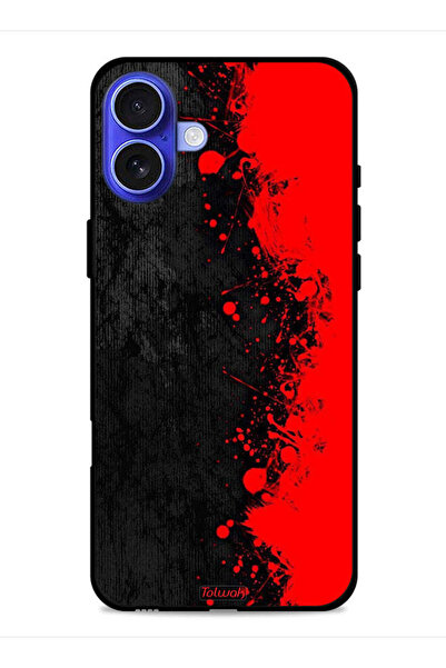 Tolwak غطاء حماية لجهاز Apple iPhone 16 بنمط تجريدي