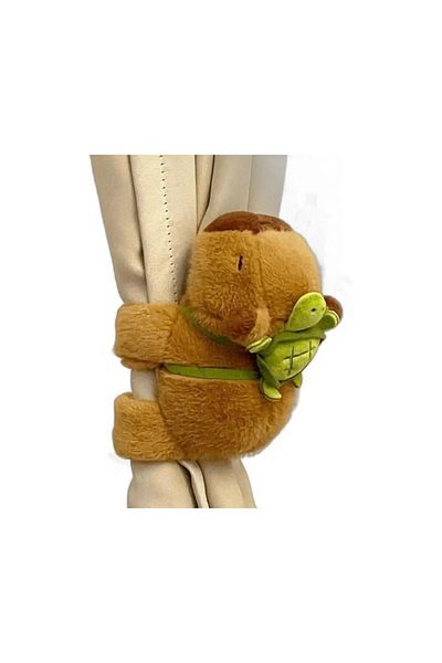 Schulzz Cute Sitting Capybara Capybara Bracelet Decorative Car Accessory Plush Toy 17cm
