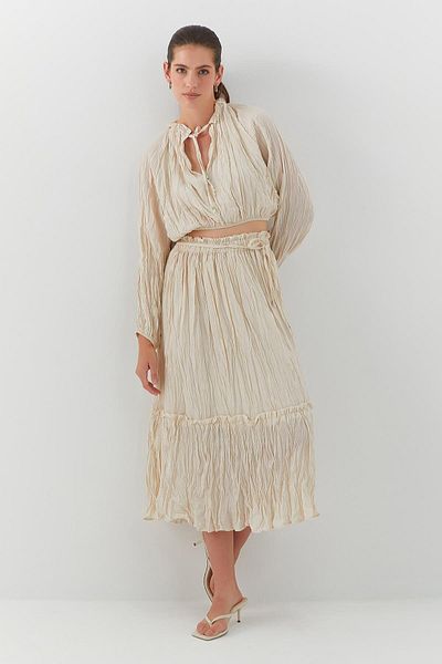 MARKALİSTE Kraşlı Suit Beige