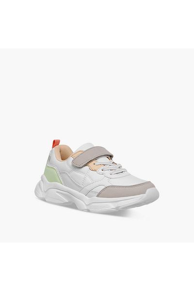 Flora Bella by Shoexpress Flora Bella Colourblock Sneakers with Hook and Loop Closure