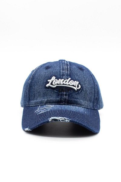 Külah Vintage Vintage Embroidered Denim Hat |   London Trucker Cap