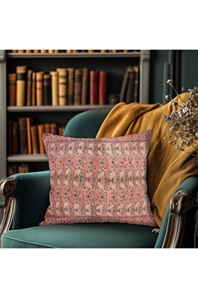 TURKISHRUG KINGDOM غطاء وسادة منقوش عتيق