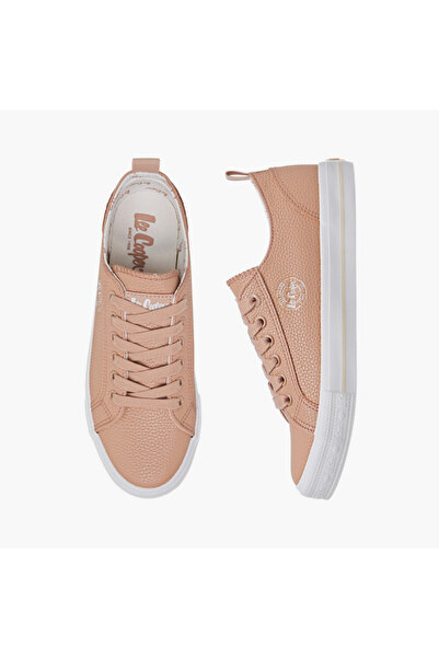 Lee Cooper Women's Logo Detail Sneakers with Lace-Up Closure