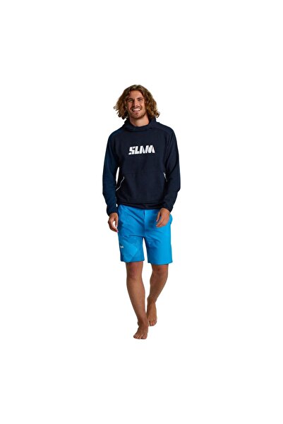 Slam Γραφικό ανδρικό φούτερ σε γκρι χρώμα