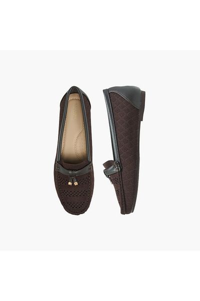 Flora Bella by Shoexpress Flora Bella Knot Accent Slip-On Loafers