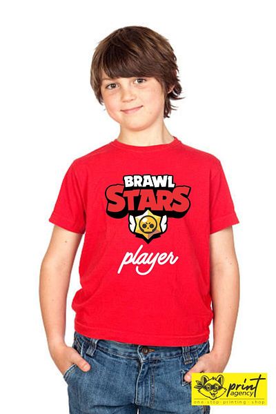 Funny Gift Brawl Stars Player Kids Short Sleeve T-Shirt