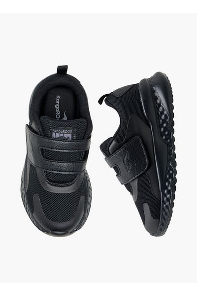 Kangaroos Kids' Panelled School Shoes with Hook and Loop Closure
