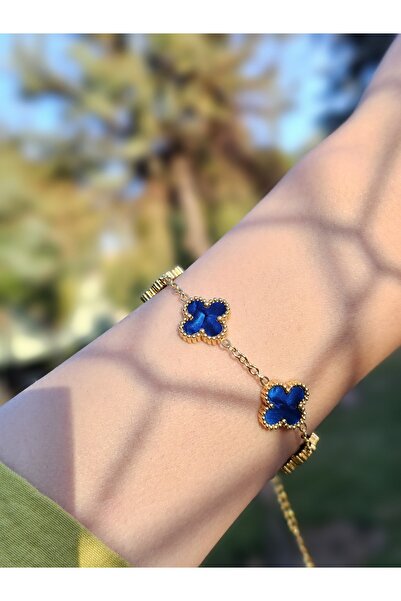 Roya Happiness سوار مينيلي سيدفلي كلوفر سوار ذهبي وفضي للنساء إكسسوارات للذرا...