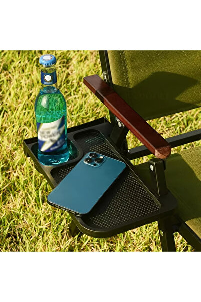 Microcase Kamp Sandalyeleri için Çok Amaçlı Sehpa bardaklık Telefon Tutucu 28...