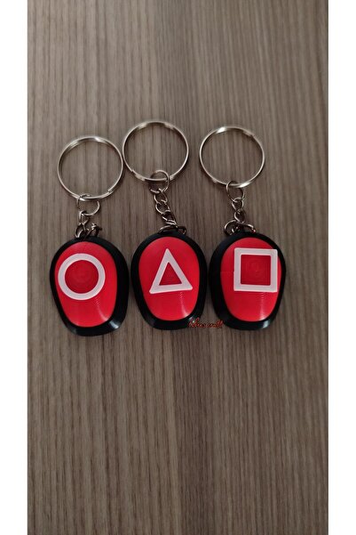 librescraft SET DE 3 BRELOQUES 3D SQUID GAME