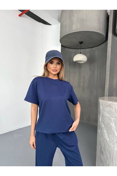 OTAKU Women's Modal Fabric Short Sleeve T-Shirt Tracksuit Set