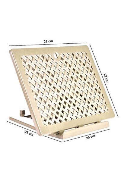 Genel Markalar Krem Renkli Plastik Rahle, Masa Üstü Kuran Okuma Destek Seti, ...